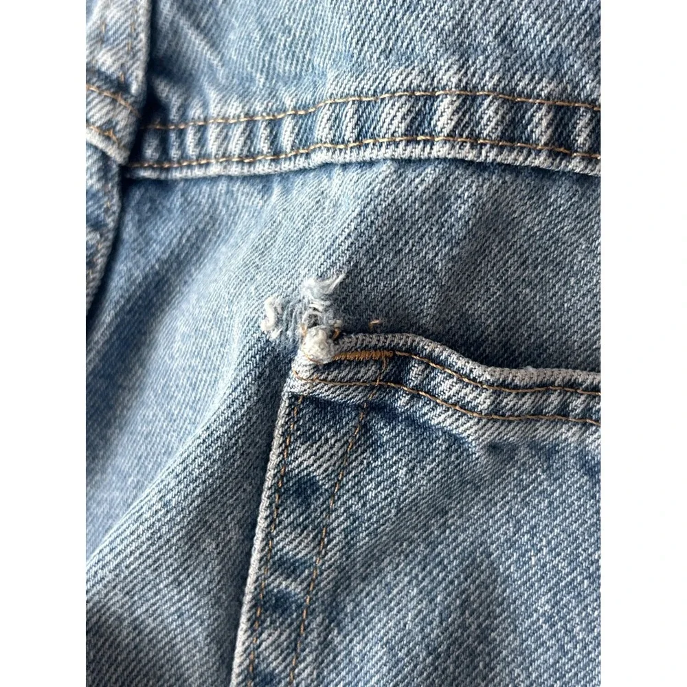 Wrangler Regular Fit Blue Mens 38x32 Straight Leg Denim Jeans